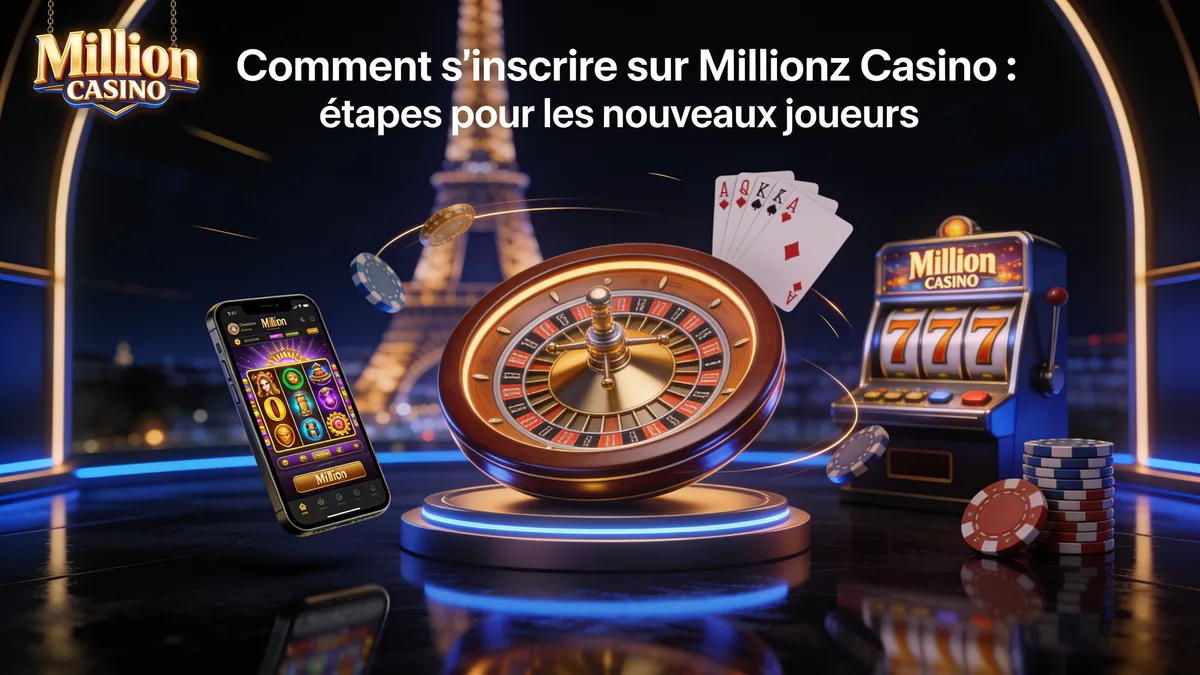 Comment s'inscrire sur Millionz Casino : étapes pour les nouveaux joueurs : guide million casino pour les joueurs en Fra
